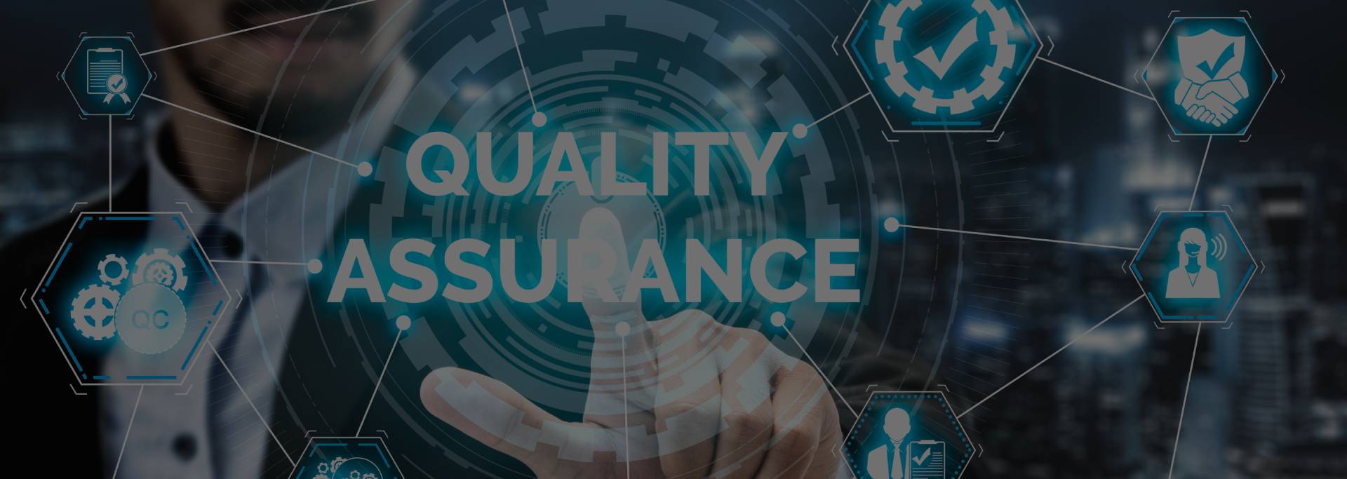Elegant Wheel Quality Control Assurance Banner